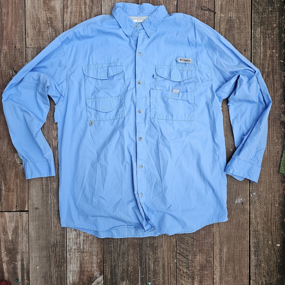Columbia Men's PFG Long Sleave Fishing Shirt